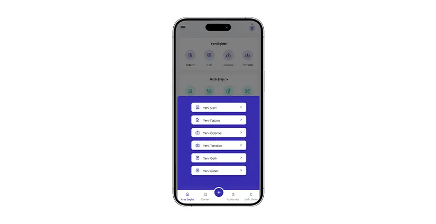 Faturaport v2 mobil ekran 5