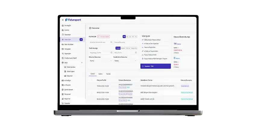 Faturaport v3 web ekran 5